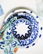 Image 2 of 3: Vietri Santorini Dot Dinner Plate