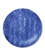 Image 1 of 2: Vietri Santorini Stripe Dinner Plate