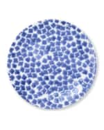 Image 1 of 3: Vietri Santorini Flower Salad Plate