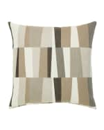 Image 1 of 2: Elaine Smith Strata Sunbrella Pillow, Gray