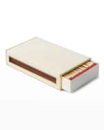Image 1 of 2: AERIN Shagreen Oversized Match Box with Striker