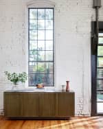 Image 2 of 5: Four Hands Brass Patina Console