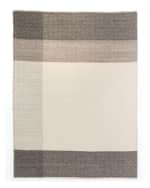 Image 1 of 4: Four Hands Color Block Chevron Rug, 9’ x 12’