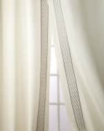 Image 1 of 2: Home Silks Set of Two Ambrosia Curtain Panels, 96"