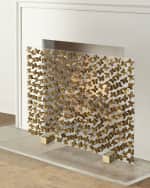Image 1 of 2: Tommy Mitchell Butterfly Fireplace Screen