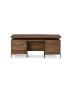 Image 2 of 3: Four Hands Marley Executive Desk