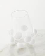 Image 1 of 3: Massimo Lunardon Bubble Wine Glass, White