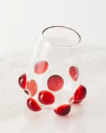Image 1 of 5: Massimo Lunardon Bubble Wine Glass, Red
