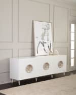 Image 2 of 4: John-Richard Collection Triesse 6-Door Credenza