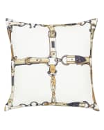 Image 1 of 3: Eastern Accents Lannister Buckle Decorative Pillow