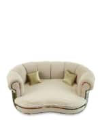 Image 3 of 5: Haute House Dorina Peacock Pet Bed