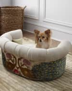 Image 2 of 5: Haute House Dorina Peacock Pet Bed