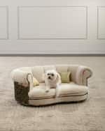 Image 1 of 5: Haute House Dorina Peacock Pet Bed