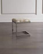 Image 1 of 4: Massoud Lyndon Leather Ottoman