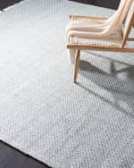 Image 1 of 2: Lauren Ralph Lauren Amalie Sage Hand-Woven Flat Weave Rug, 3' x 8'