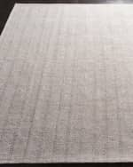 Image 2 of 3: Lauren Ralph Lauren Miles Silver Stripe Flat Weave Rug, 8' x 10'