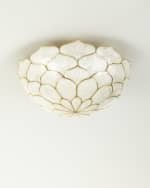 Image 1 of 2: Neiman Marcus Petal Flush Mount