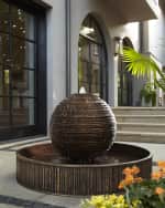 Image 2 of 3: Neiman Marcus Ridged Ball Fountain