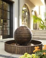 Image 1 of 3: Neiman Marcus Ridged Ball Fountain