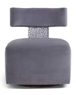 Image 2 of 3: Bernhardt Ella Modern Swivel Chair