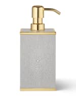 Image 4 of 5: AERIN Faux Shagreen Soap Pump