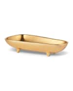 Image 3 of 4: AERIN Valerio Large Footed Bowl