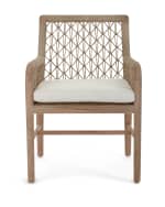 Image 3 of 6: Palecek Montecito Outdoor Arm Chair