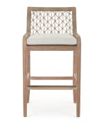 Image 2 of 4: Palecek Montecito Outdoor Bar Stool