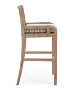 Image 3 of 4: Palecek Montecito Outdoor Bar Stool