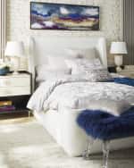 Image 2 of 5: Haute House Ricardo Leather California King Bed
