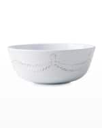 Image 1 of 2: Juliska Berry & Thread Melamine Cereal/Ice Cream Bowl - Whitewash