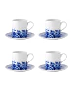 Image 5 of 6: Vista Alegre 20-Piece Blue Ming Dinnerware Set