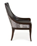 Image 3 of 4: Massoud Donely Leather Dining Chair