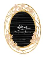 Image 1 of 6: Michael Aram Cherry Blossom Oval Frame, 5" x 7"
