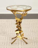 Image 3 of 5: Neiman Marcus Flutter Away Butterfly End Table