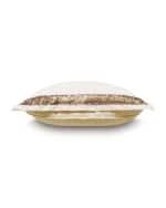 Image 3 of 3: Eastern Accents Edris Ivory Decorative Pillow w/ Sequin Border
