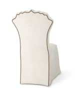 Image 4 of 4: Haute House Lisabeth Ivory Dining Chair