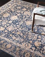 Image 1 of 4: Lauren Ralph Lauren Celia Navy Power-Loomed Rug, 9' x 12'