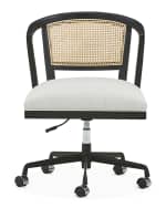 Image 2 of 2: Four Hands Alexa Swivel Desk Chair