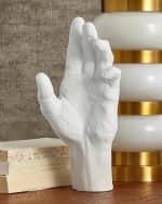Image 3 of 4: William D Scott for Global Views Hand Resting Sculpture