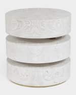 Image 1 of 3: William D. Scott for Global Views Pivot Side Table