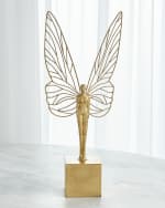 Image 1 of 2: William D Scott for Global Views Winged Woman Sculpture