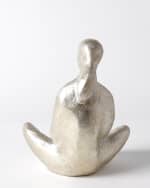 Image 3 of 3: William D Scott for Global Views Seated Mother with Infant Sculpture