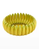 Image 1 of 2: Bordallo Pinheiro Banana Centerpiece Bowl
