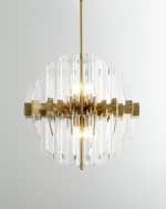 Image 2 of 2: Zion 8-Light Oval Chandelier