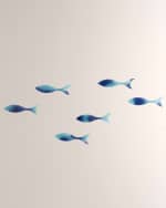 Image 1 of 3: William D Scott Small Wall Fish, Set of 6