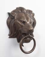 Image 2 of 2: William D Scott for Global Views Lion Head Door Knocker