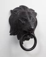 Image 2 of 2: William D Scott for Global Views Lion Head Door Knocker