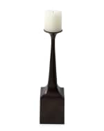Image 1 of 2: Citizen Artist by Global Views Giac Small Bronze Candlestick Holder