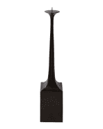 Image 1 of 3: Citizen Artist by Global Views Giac Medium Bronze Candlestick Holder